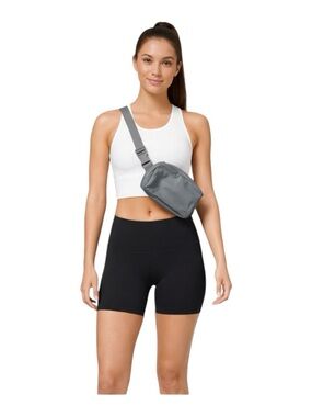 lululemon Everywhere Belt Bag Asphalt Dark Grey Adjustable Crossbody